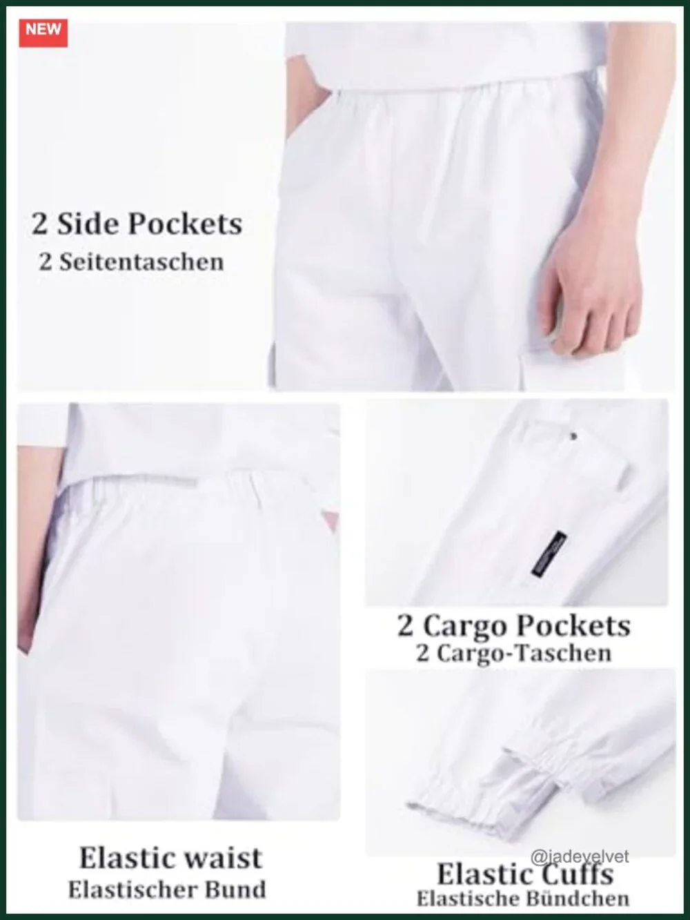Boys Cargo Pants Stretch Elastic Waist School Kids Twill Joggers